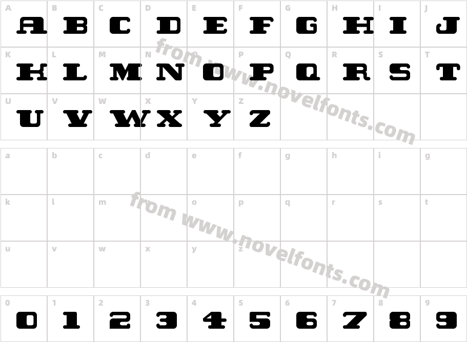 TwentCharacter Map