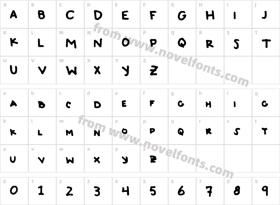 TyeDyeJerkyCharacter Map