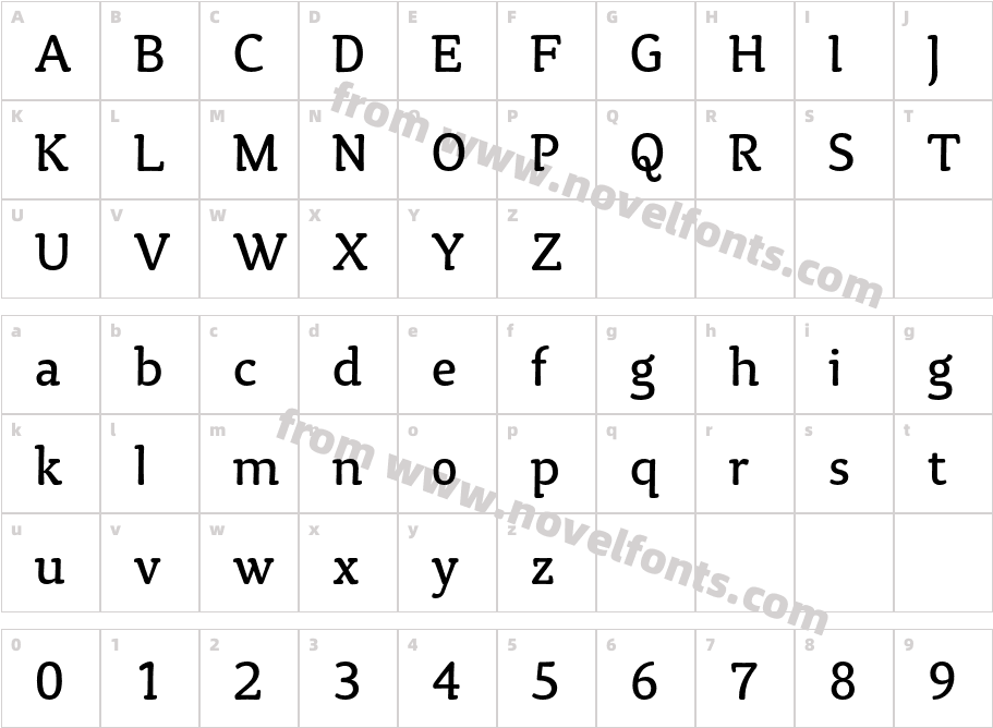 TykeITCStd-BookCharacter Map