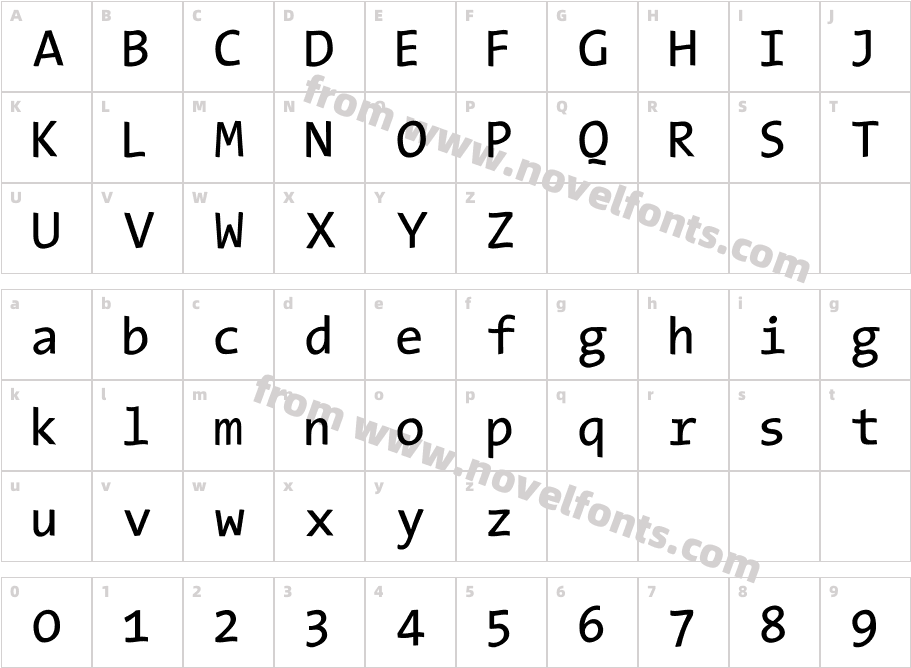 TypeWritersSubstituteCharacter Map