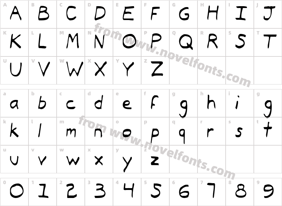 Typeecanoe LightCharacter Map