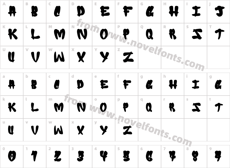 UDONCharacter Map