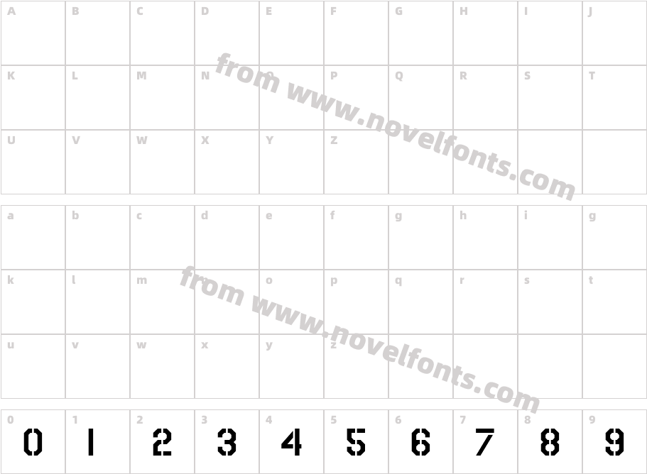 USAAF_Serial_StencilCharacter Map