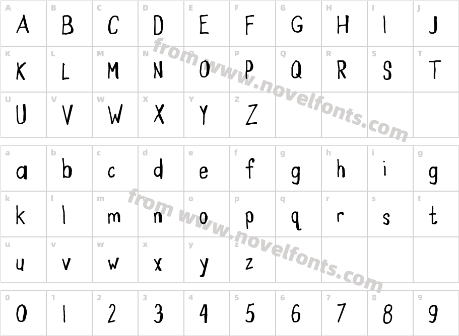 Ugly RumorCharacter Map