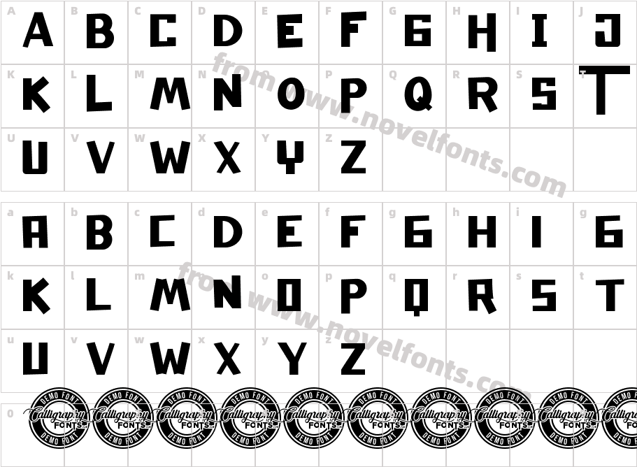 UltramoonDemoRegularCharacter Map