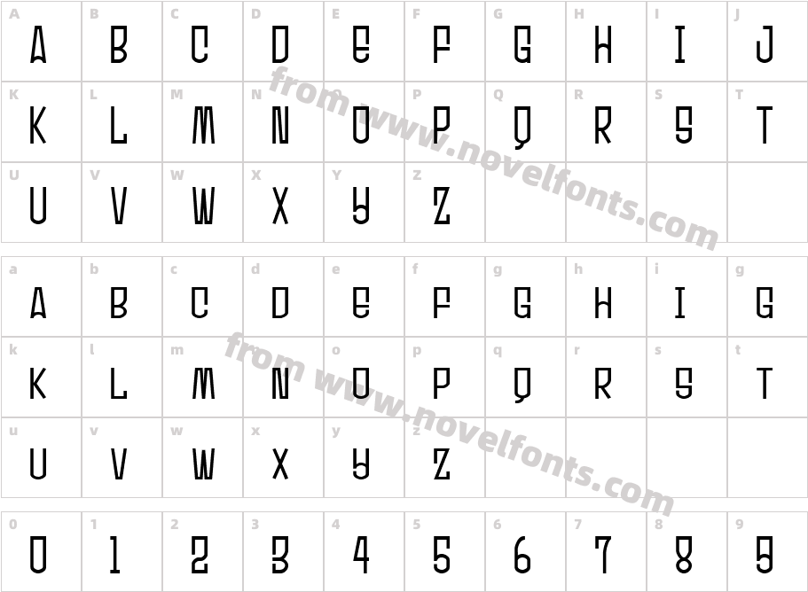 UltrasonikCharacter Map