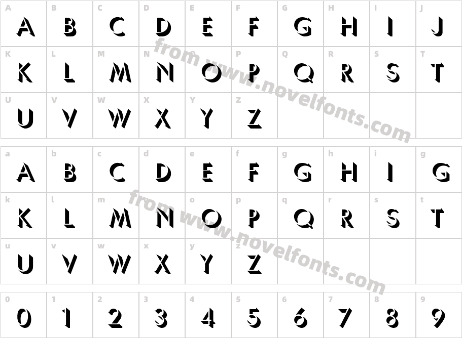 Umber  NormalCharacter Map