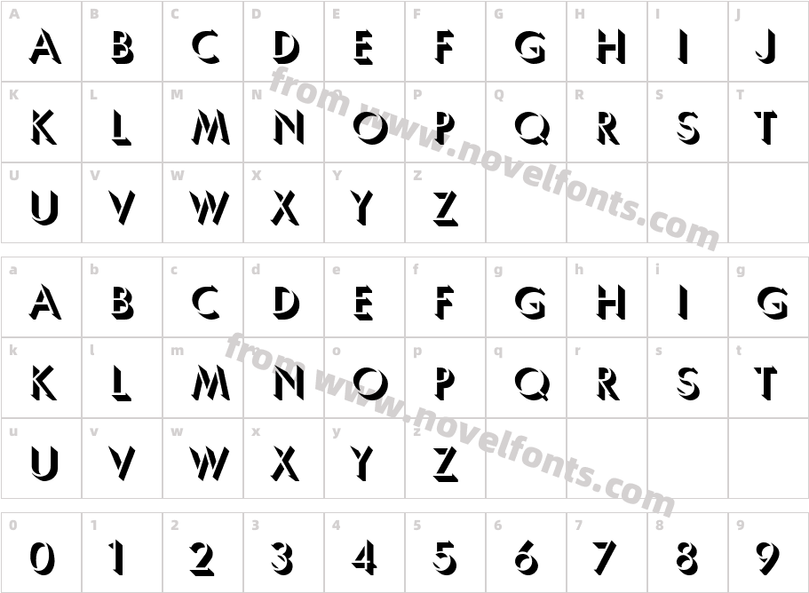 Umbrella CyrCharacter Map