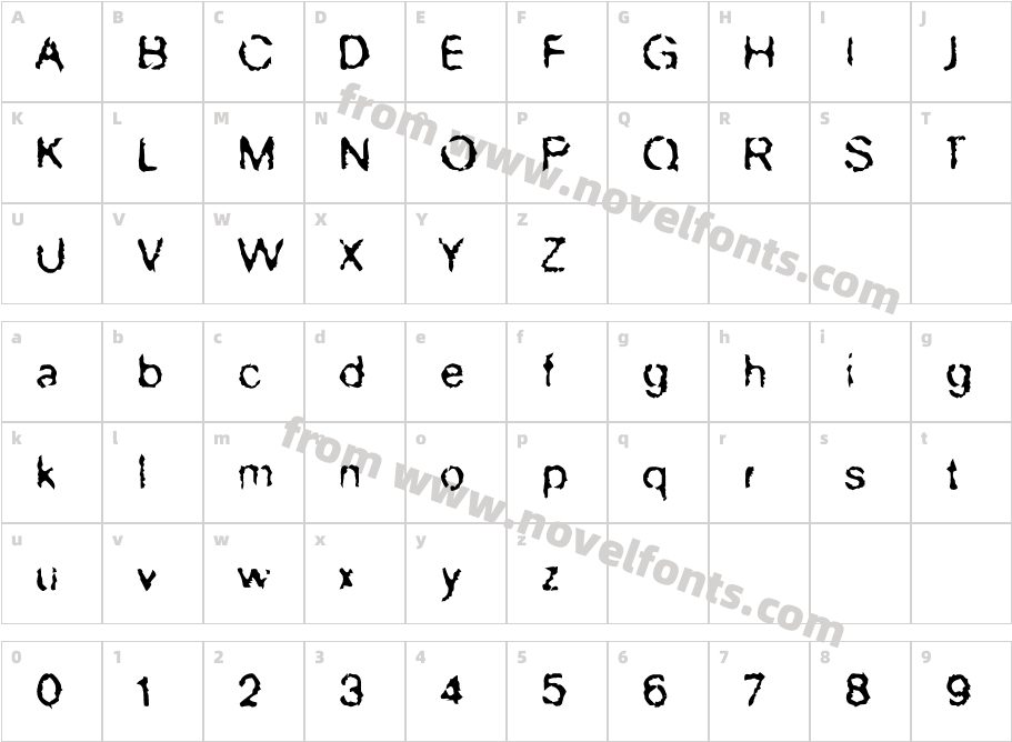 UmenTypeThickCharacter Map