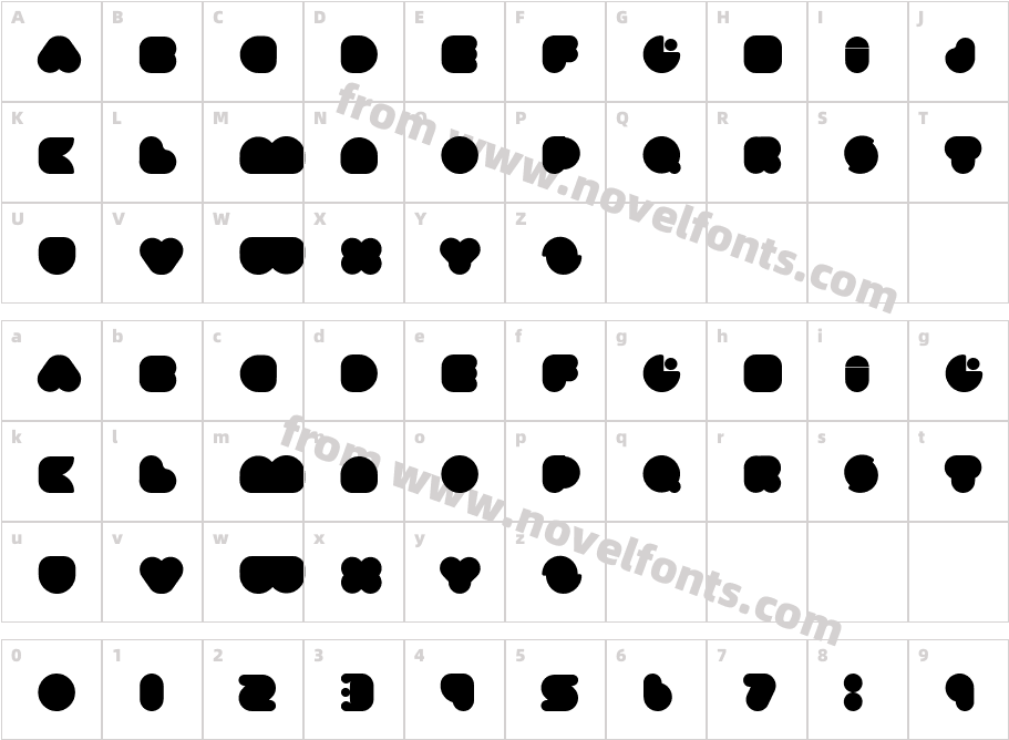 Umma GommaCharacter Map