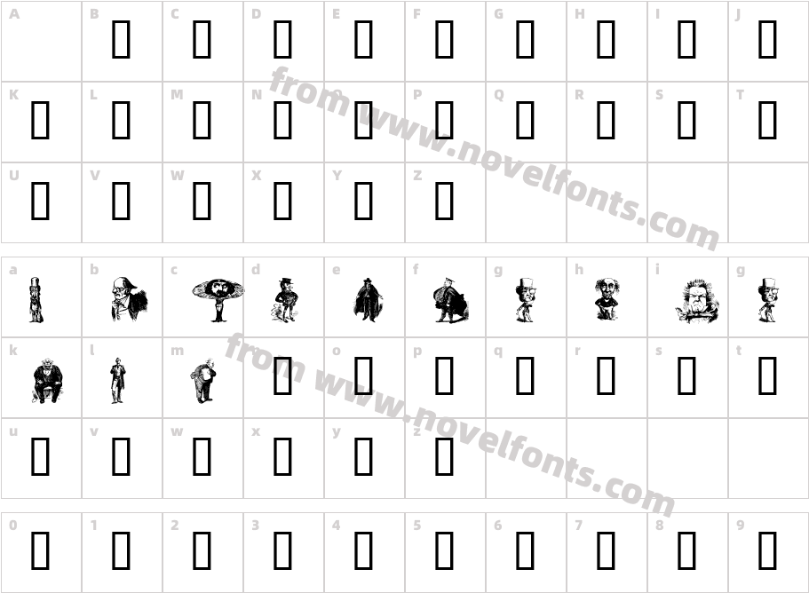 Unca Pale 2Character Map