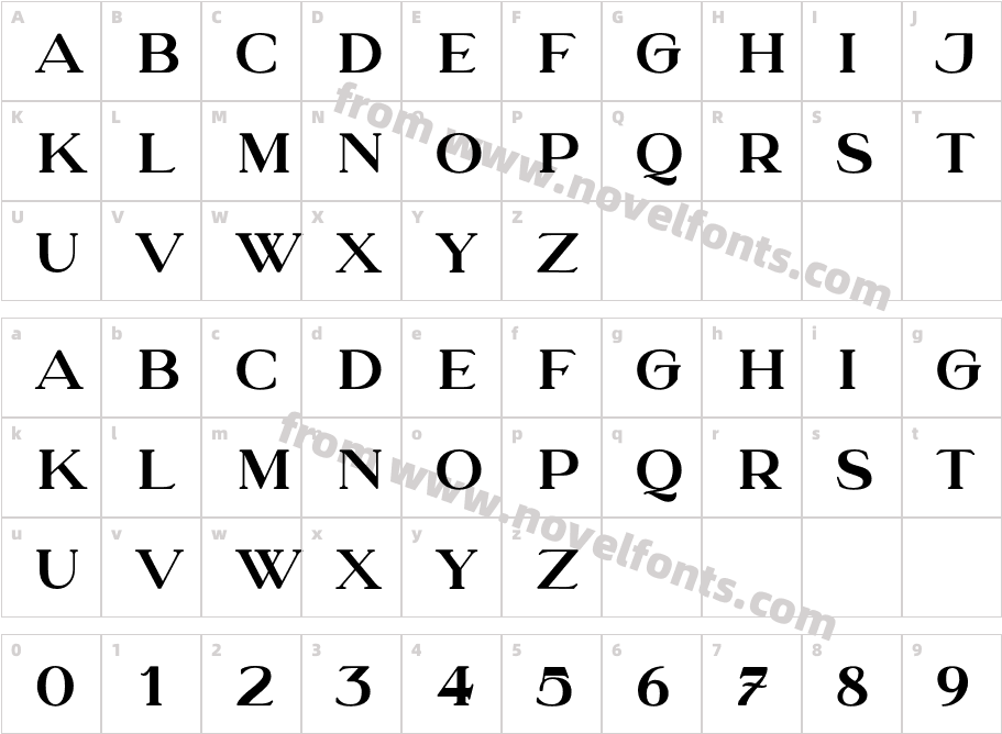 Understock RoundCharacter Map