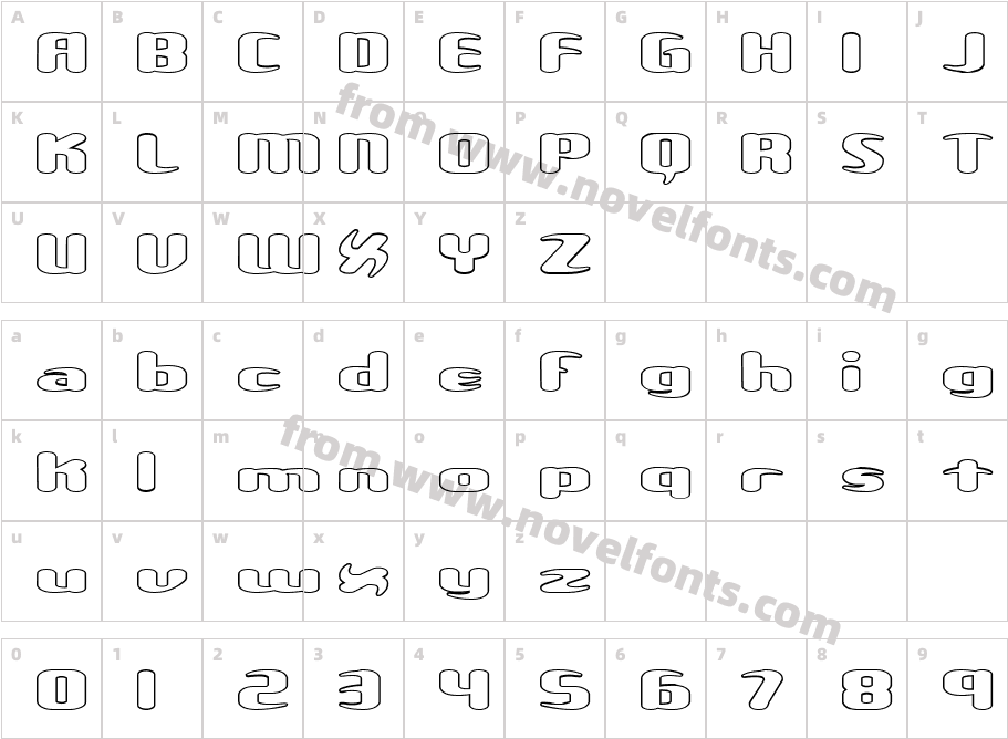 Unexplored Galaxies WO -BRK-Character Map