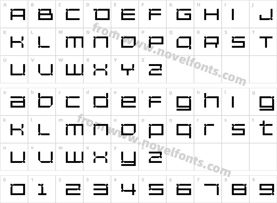 Unfinished SemiBoldCharacter Map