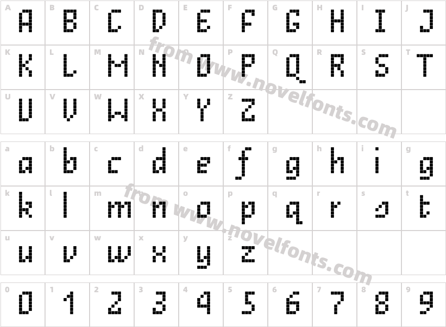 Unibody 8 ItalicCharacter Map