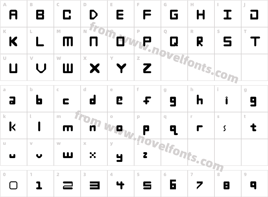 Unknown RegularCharacter Map