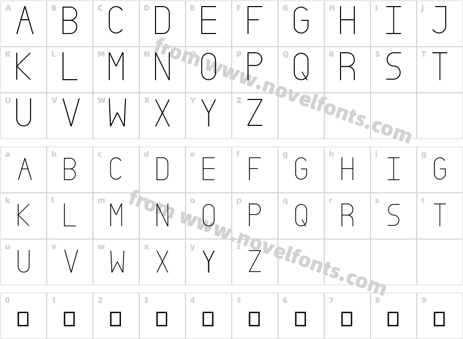 Untitled1Character Map