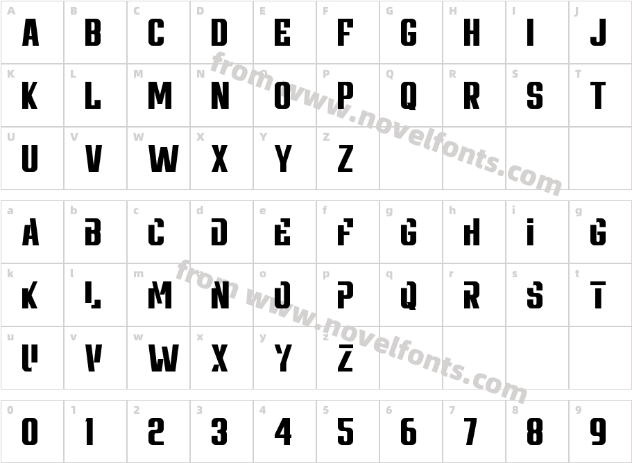 UntroubleCharacter Map