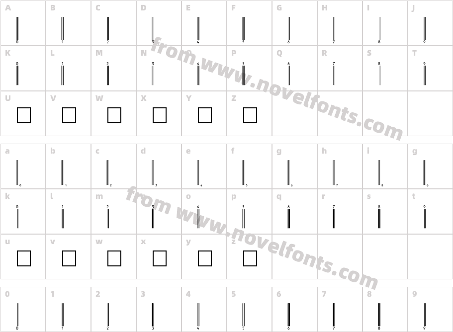 UpcEP72TtCharacter Map