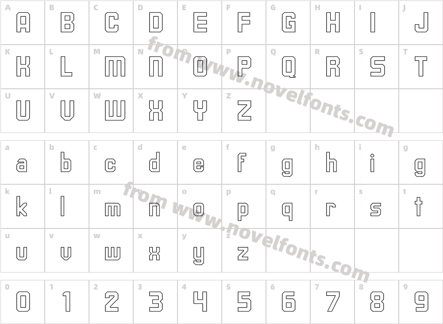 Upsilon HollowCharacter Map