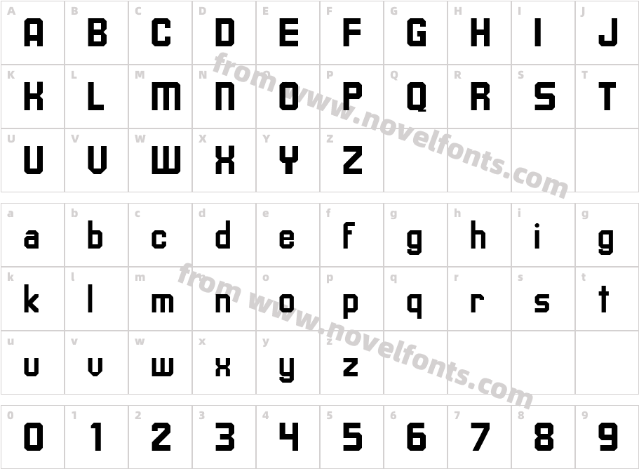 Upsilon RegularCharacter Map