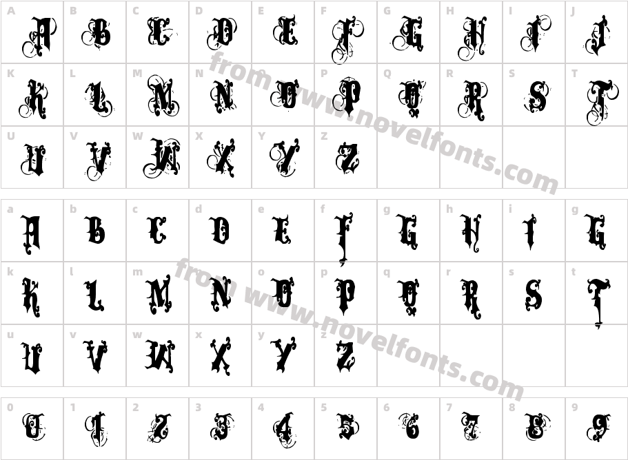 DominatrixCharacter Map