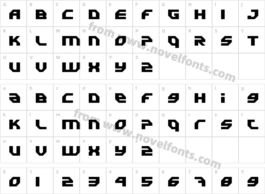 UraniumCharacter Map