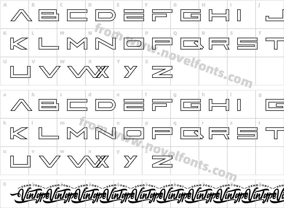 Active Space Demo OutlineCharacter Map