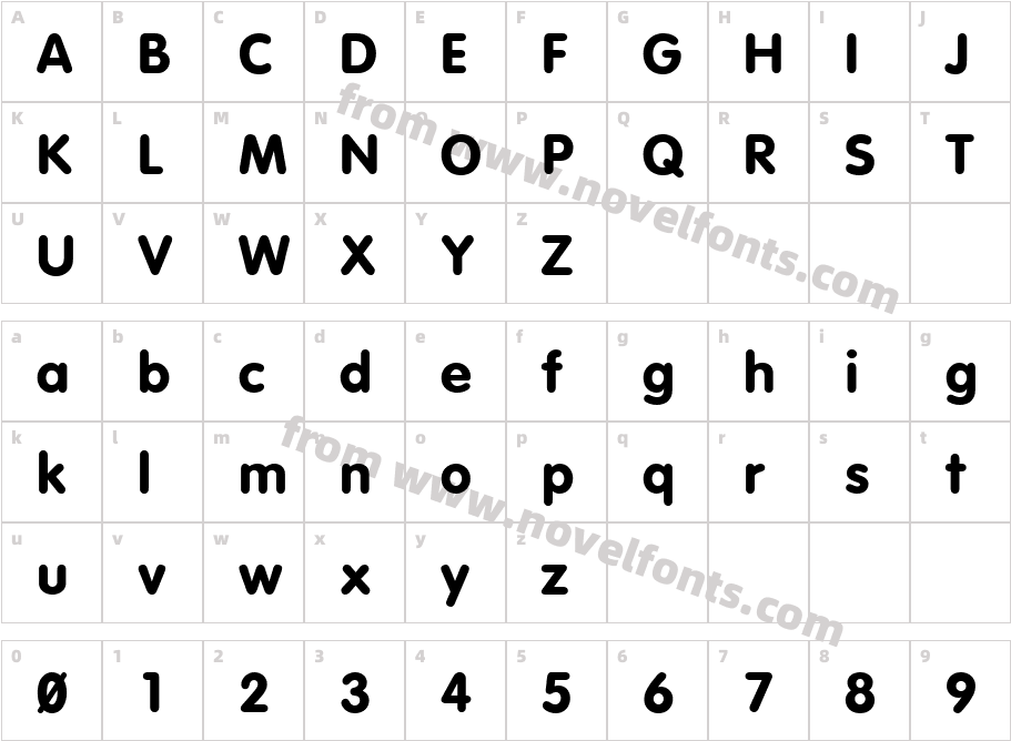 VAG RoundCharacter Map