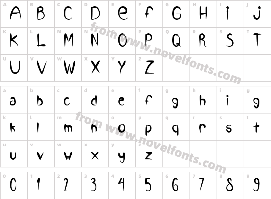 VMF_Style_ttfCharacter Map