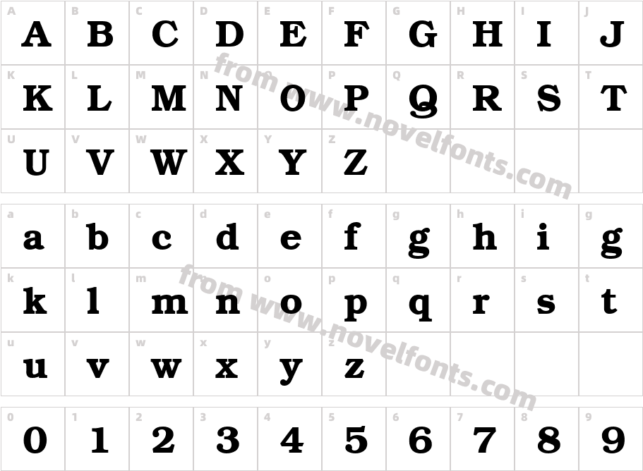 VNI-Book-BoldCharacter Map