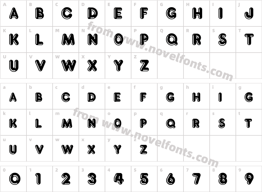 VNI-FatoCharacter Map