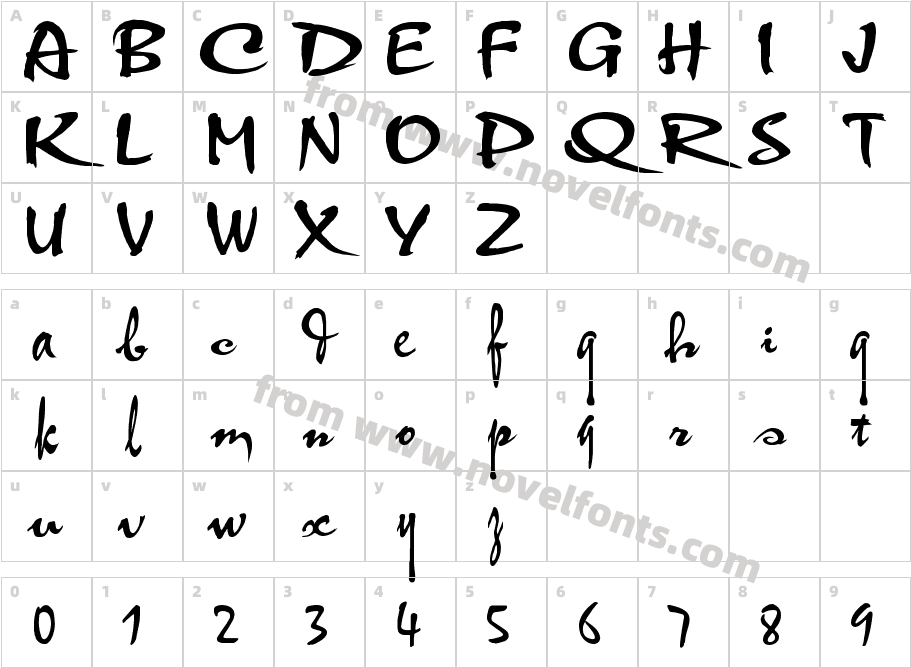 VNI-Thufap2  NormalCharacter Map