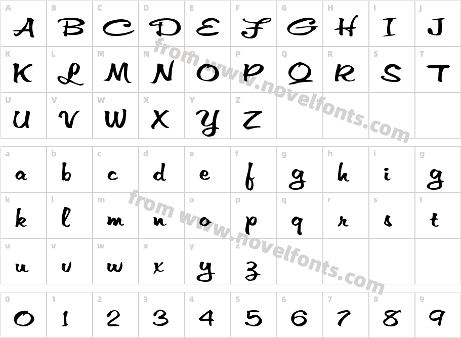 VNI-Thufap3Character Map