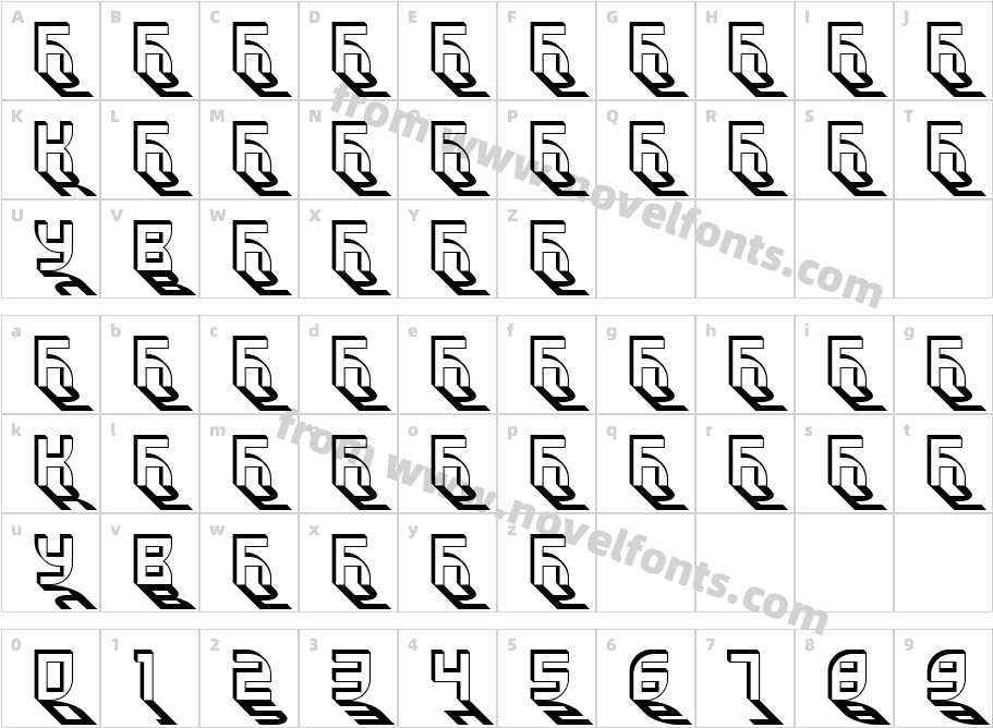 VUK-44Character Map