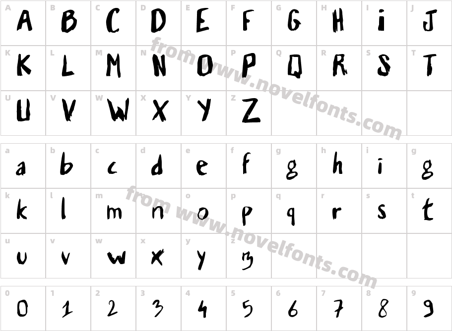 Vaille3Character Map