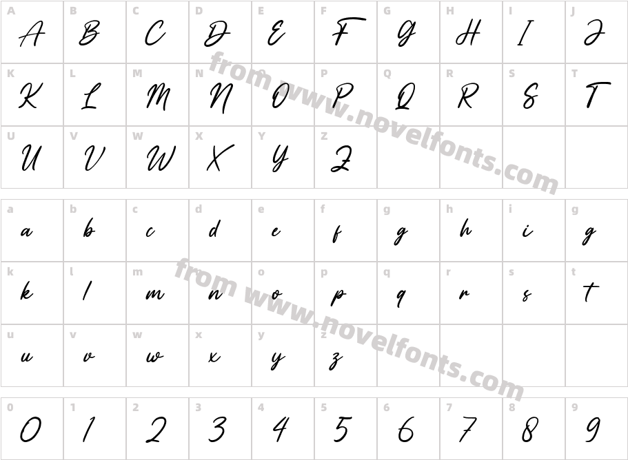 VaizonllyCharacter Map