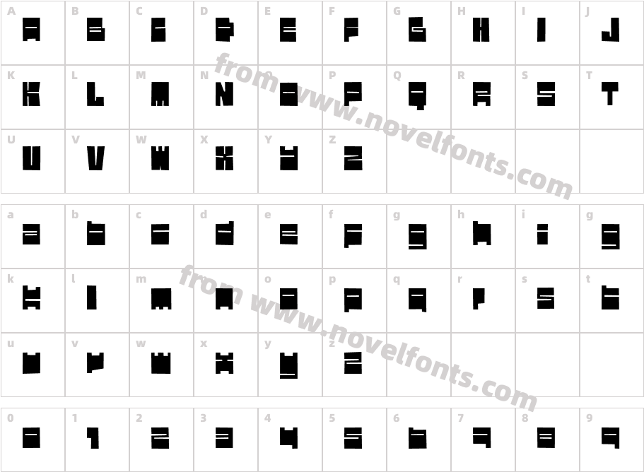 ValimoCharacter Map