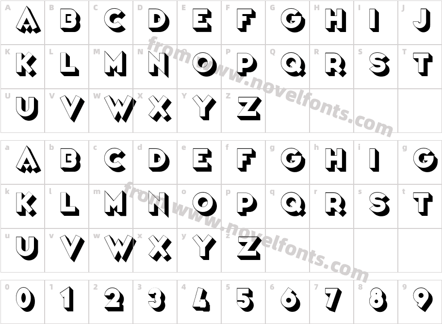 Varieté RevueCharacter Map