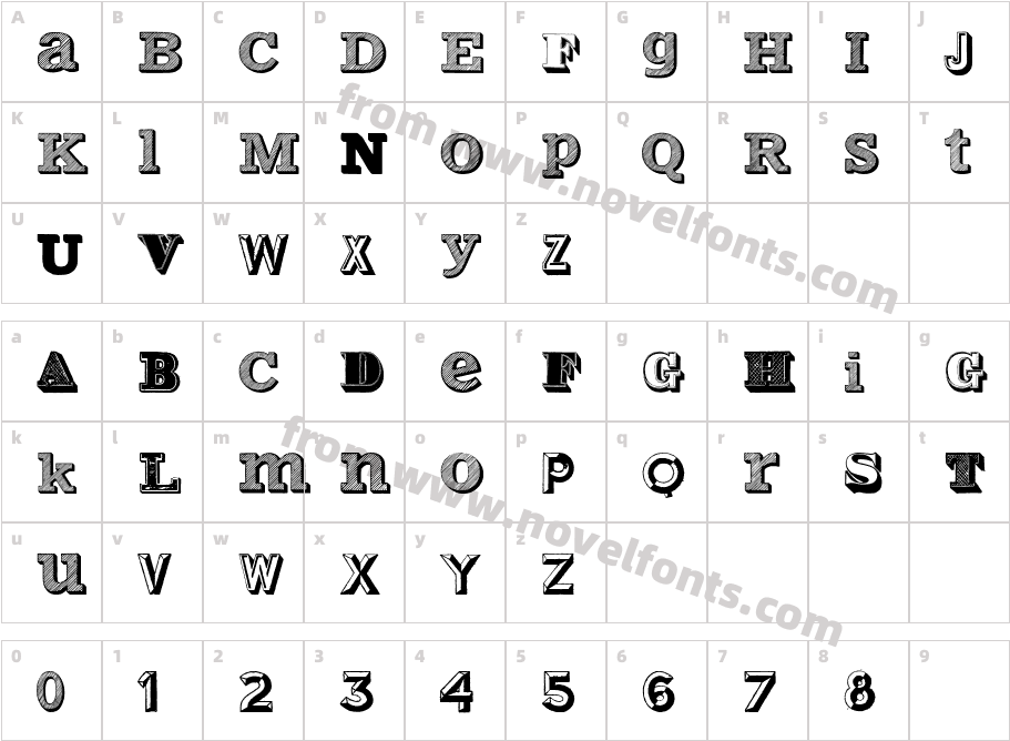 Varius Multiplex Personal EditionCharacter Map