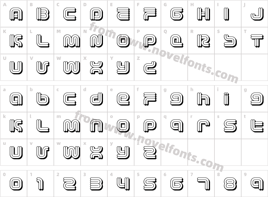 Vectroid CosmoCharacter Map