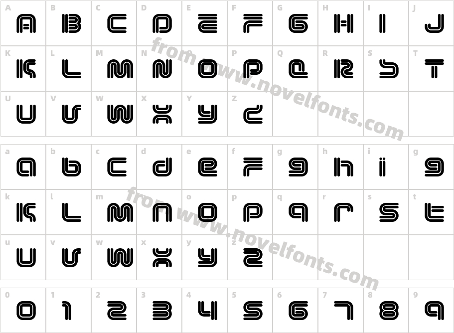 VectroidCharacter Map