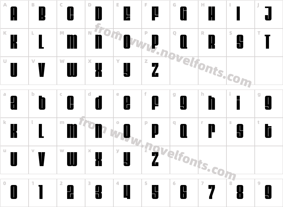 Velvenda MegablackCharacter Map