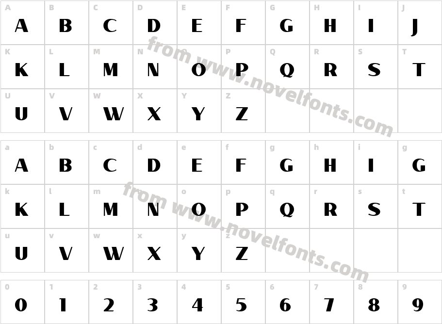 Verilate RegulerCharacter Map