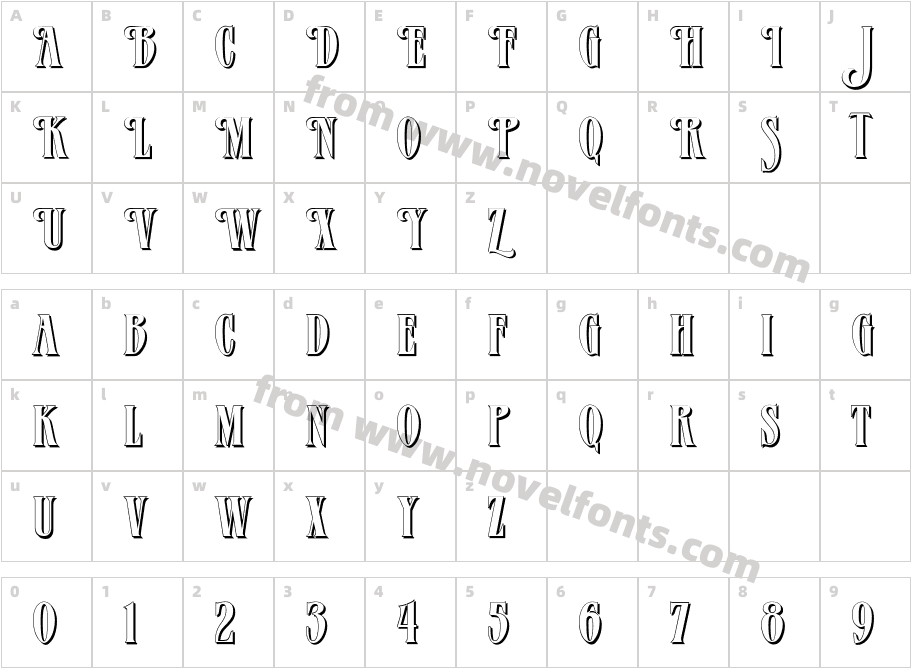 Verve ShadowCharacter Map