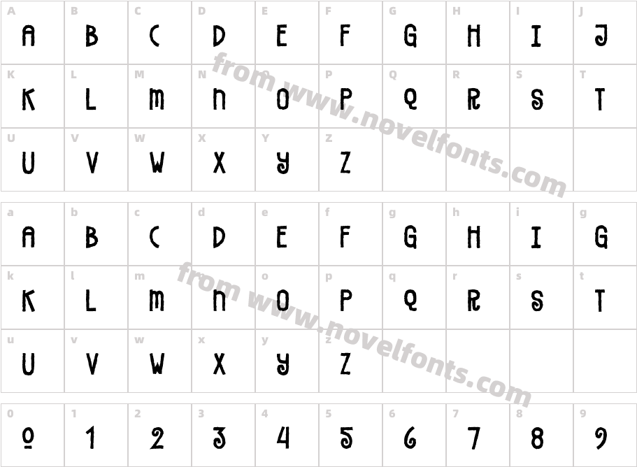 VeryMerryCharacter Map