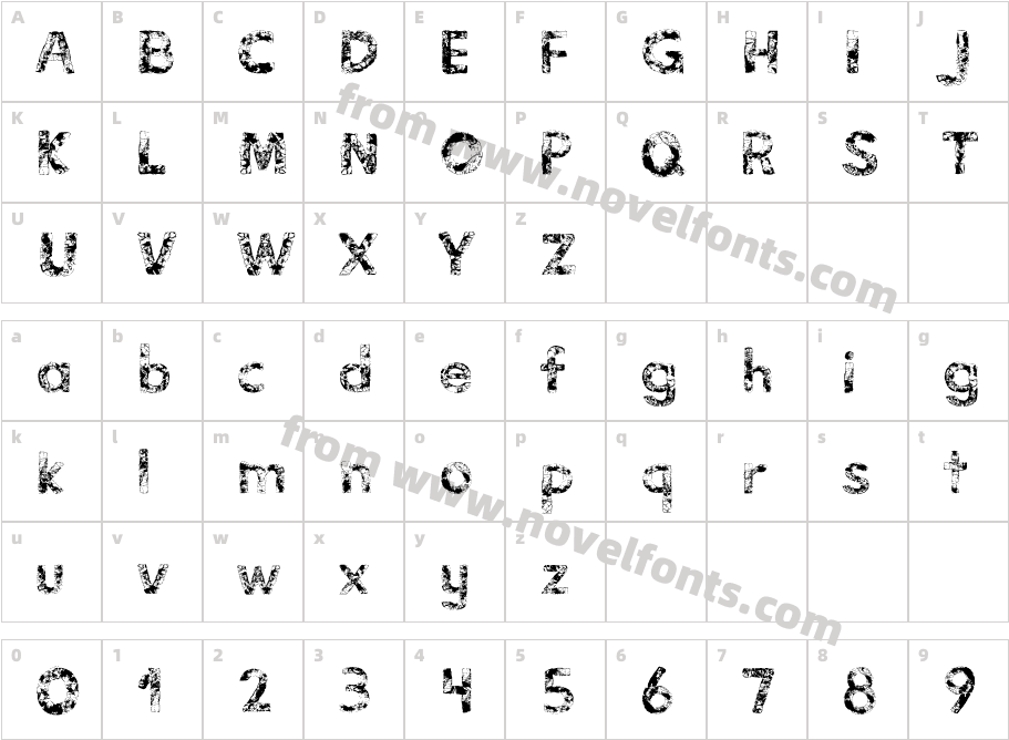 Vidas SecasCharacter Map