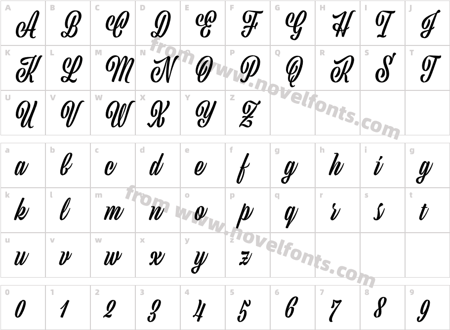 ViktorScript-RegularCharacter Map