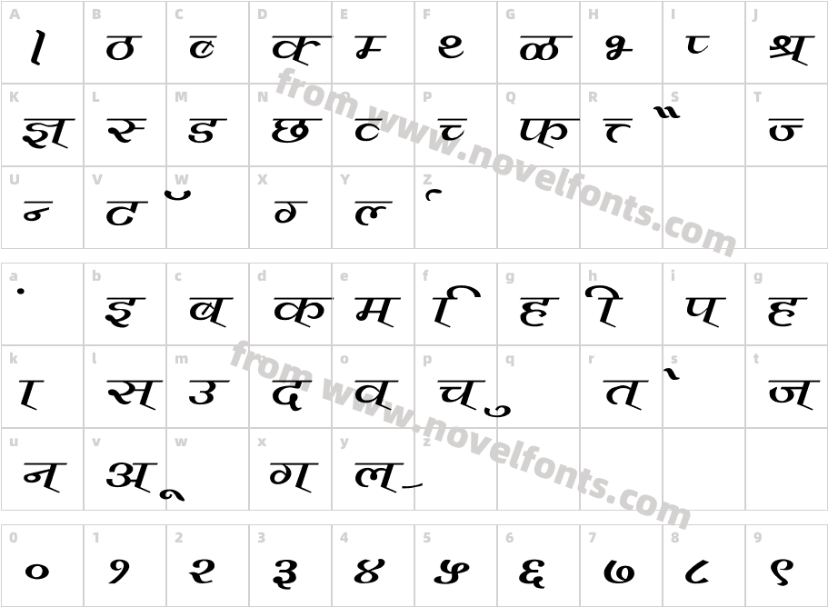 Vimal WideCharacter Map