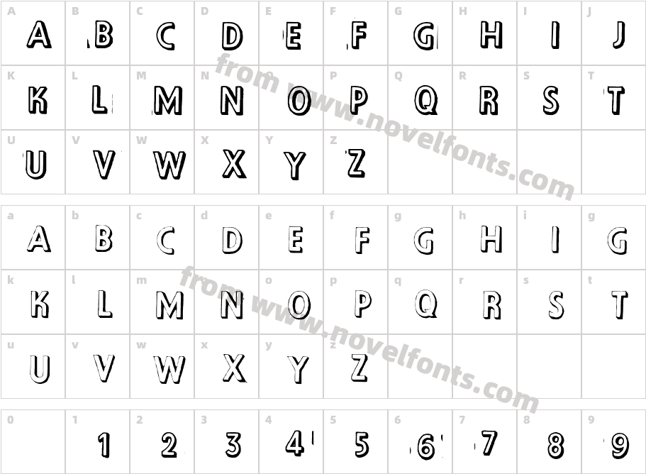 VintageNo1Character Map